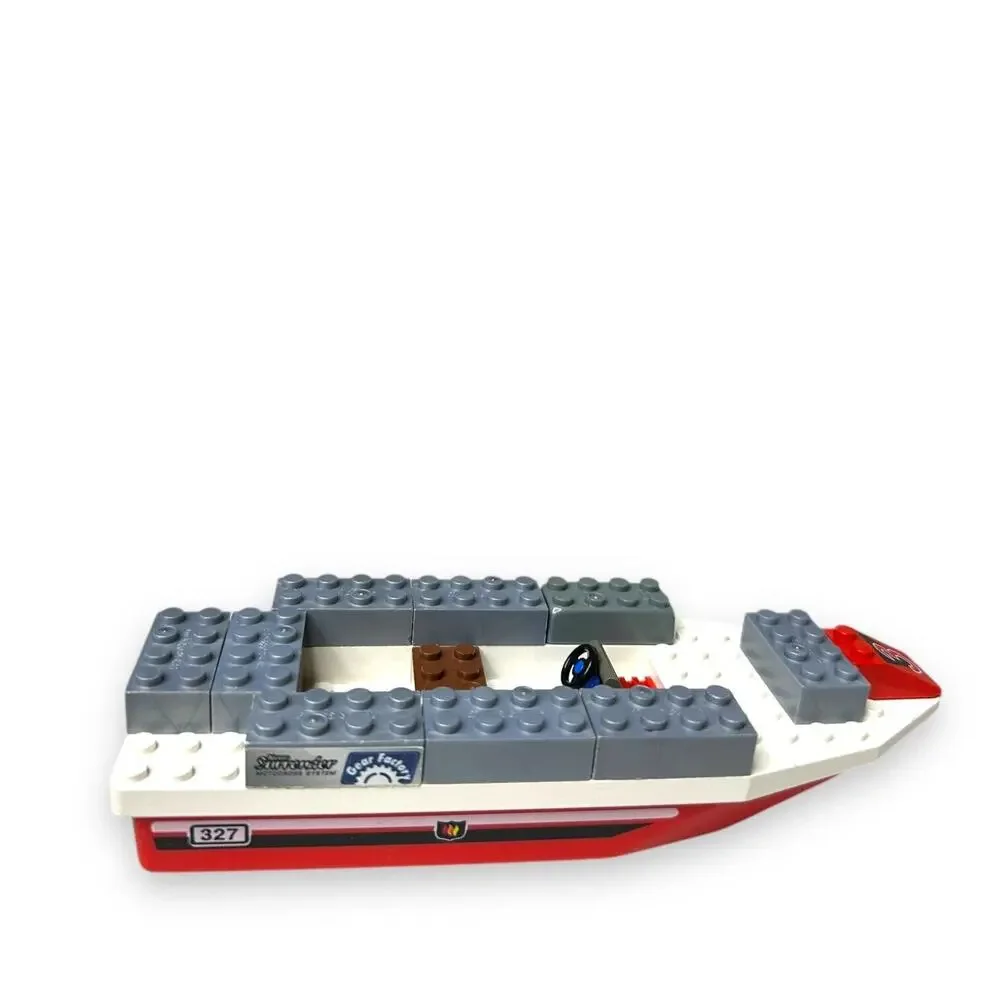Lego Fire 327 Floating Boat Hull From Set 6429 1999 Authentic Vintage Red White